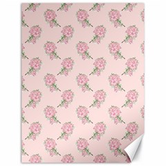 Flowers Bloom Blossom Pastel Pink Pattern Canvas 18  X 24 