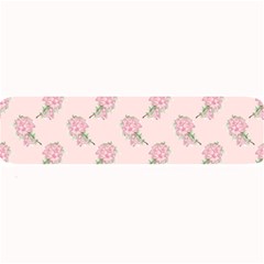 Flowers Bloom Blossom Pastel Pink Pattern Large Bar Mat