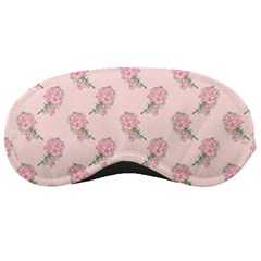 Flowers Bloom Blossom Pastel Pink Pattern Sleeping Mask by Jancukart