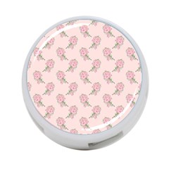 Flowers Bloom Blossom Pastel Pink Pattern 4-port Usb Hub (one Side) by Jancukart