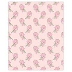 Flowers Bloom Blossom Pastel Pink Pattern Drawstring Bag (small)