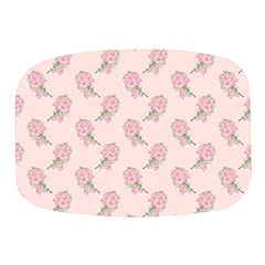 Flowers Bloom Blossom Pastel Pink Pattern Mini Square Pill Box by Jancukart