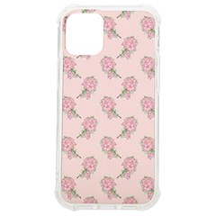 Flowers Bloom Blossom Pastel Pink Pattern Iphone 12 Mini Tpu Uv Print Case	