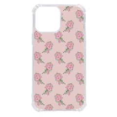 Flowers Bloom Blossom Pastel Pink Pattern Iphone 13 Pro Max Tpu Uv Print Case