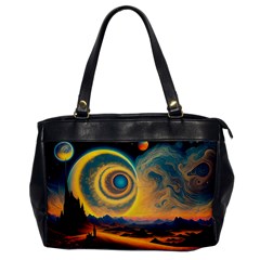 Ai Generated Surrealist Fantasy Dream Moon Space Oversize Office Handbag