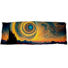 Ai Generated Surrealist Fantasy Dream Moon Space Body Pillow Case (dakimakura)