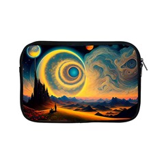 Ai Generated Surrealist Fantasy Dream Moon Space Apple Ipad Mini Zipper Cases by Jancukart