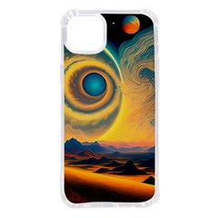 Ai Generated Surrealist Fantasy Dream Moon Space Iphone 14 Plus Tpu Uv Print Case