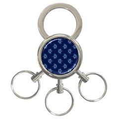 Background Microchips Graphic Beautiful Wallpaper 3-ring Key Chain