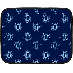 Background Microchips Graphic Beautiful Wallpaper Fleece Blanket (mini)