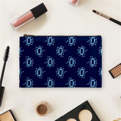 Background Microchips Graphic Beautiful Wallpaper Cosmetic Bag (medium)