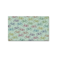 Bicycle Bikes Pattern Ride Wheel Cycle Icon Sticker (rectangular) by Jancukart