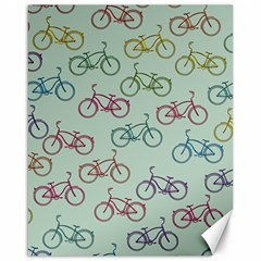 Bicycle Bikes Pattern Ride Wheel Cycle Icon Canvas 16  X 20  by Jancukart