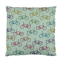 Bicycle Bikes Pattern Ride Wheel Cycle Icon Standard Cushion Case (one Side)