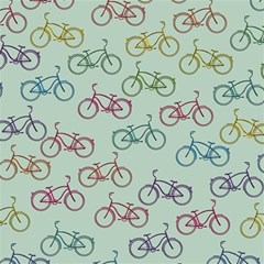 Bicycle Bikes Pattern Ride Wheel Cycle Icon Play Mat (rectangle) by Jancukart