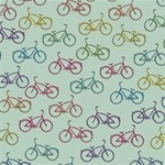 Bicycle Bikes Pattern Ride Wheel Cycle Icon Play Mat (Rectangle) Front