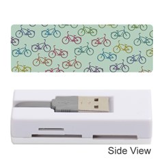 Bicycle Bikes Pattern Ride Wheel Cycle Icon Memory Card Reader (stick) by Jancukart