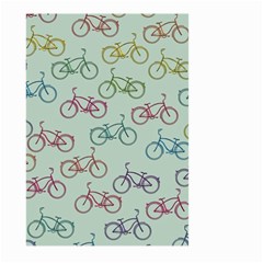 Bicycle Bikes Pattern Ride Wheel Cycle Icon Large Garden Flag (two Sides)