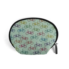 Bicycle Bikes Pattern Ride Wheel Cycle Icon Accessory Pouch (small)