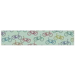 Bicycle Bikes Pattern Ride Wheel Cycle Icon Small Premium Plush Fleece Scarf by Jancukart