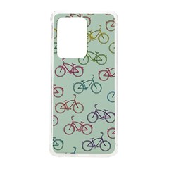 Bicycle Bikes Pattern Ride Wheel Cycle Icon Samsung Galaxy S20 Ultra 6 9 Inch Tpu Uv Case