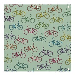 Bicycle Bikes Pattern Ride Wheel Cycle Icon Banner And Sign 4  X 4  by Jancukart