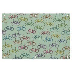 Bicycle Bikes Pattern Ride Wheel Cycle Icon Banner And Sign 6  X 4  by Jancukart