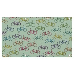 Bicycle Bikes Pattern Ride Wheel Cycle Icon Banner And Sign 7  X 4  by Jancukart