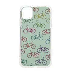 Bicycle Bikes Pattern Ride Wheel Cycle Icon Iphone 11 Tpu Uv Print Case by Jancukart