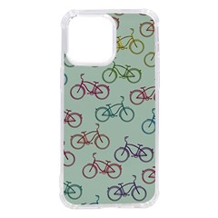 Bicycle Bikes Pattern Ride Wheel Cycle Icon Iphone 14 Pro Max Tpu Uv Print Case by Jancukart