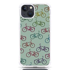 Bicycle Bikes Pattern Ride Wheel Cycle Icon Iphone 13 Tpu Uv Print Case