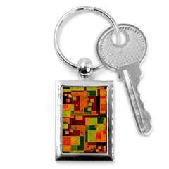 Background Graphic Beautiful Wallpaper Key Chain (rectangle)