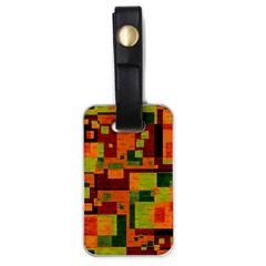 Background Graphic Beautiful Wallpaper Luggage Tag (one Side)