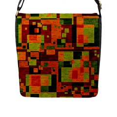 Background Graphic Beautiful Wallpaper Flap Closure Messenger Bag (l)