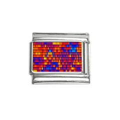 Geometric Pattern Colorful Fluorescent Background Italian Charm (9mm) by Jancukart