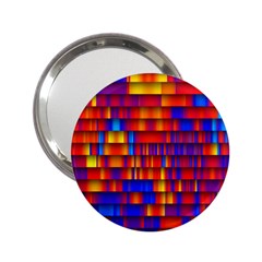 Geometric Pattern Colorful Fluorescent Background 2 25  Handbag Mirrors