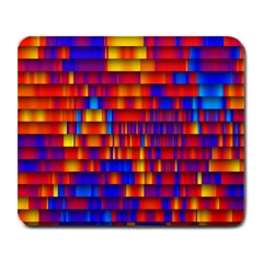 Geometric Pattern Colorful Fluorescent Background Large Mousepad