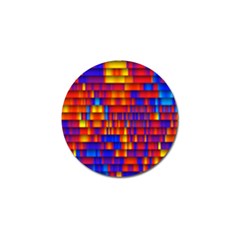 Geometric Pattern Colorful Fluorescent Background Golf Ball Marker (10 Pack) by Jancukart