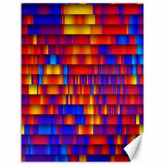 Geometric Pattern Colorful Fluorescent Background Canvas 12  X 16 