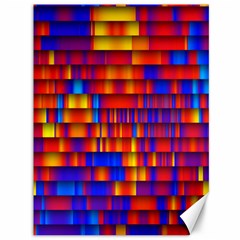 Geometric Pattern Colorful Fluorescent Background Canvas 36  X 48 