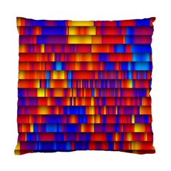 Geometric Pattern Colorful Fluorescent Background Standard Cushion Case (one Side) by Jancukart