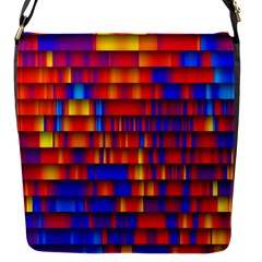 Geometric Pattern Colorful Fluorescent Background Flap Closure Messenger Bag (s) by Jancukart