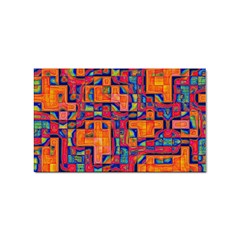 Background Graphic Beautiful Wallpaper Art Abstract Sticker (rectangular)