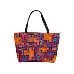 Background Graphic Beautiful Wallpaper Art Abstract Classic Shoulder Handbag