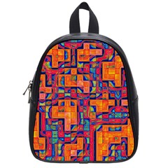 Background Graphic Beautiful Wallpaper Art Abstract School Bag (small)