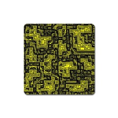 Background Graphic Beautiful Wallpaper Yellow Square Magnet