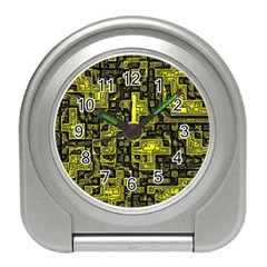 Background Graphic Beautiful Wallpaper Yellow Travel Alarm Clock