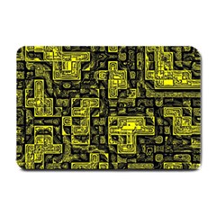 Background Graphic Beautiful Wallpaper Yellow Small Doormat