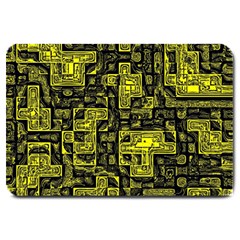 Background Graphic Beautiful Wallpaper Yellow Large Doormat