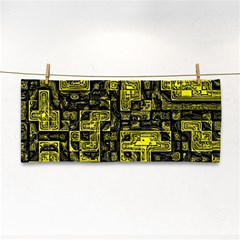 Background Graphic Beautiful Wallpaper Yellow Hand Towel